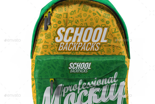 Backpack Rucksack Mock-Up