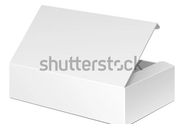 Blank Cardboard Package Box Mockup