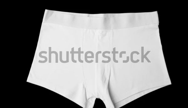 Blank Underpants Mockup