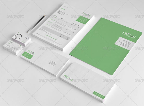 Clean and Modern Stationery Education Invoice