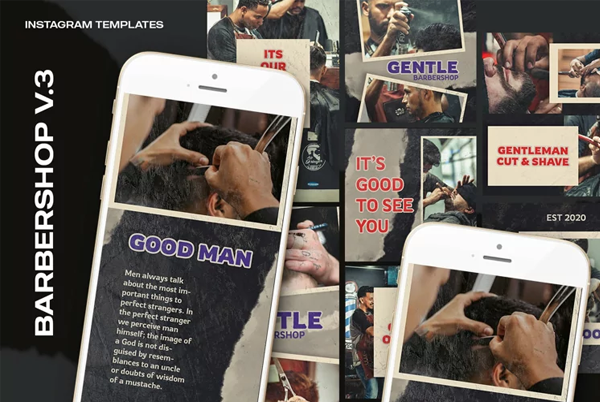 Download Barbershop Instagram Banners