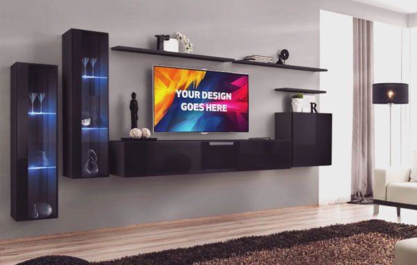 Easy to Use Television Display Mock-up