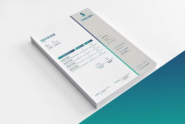 Education Invoice Word & Photoshop Template