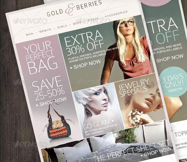 Fashion Ecommerce Email Newsletter Template