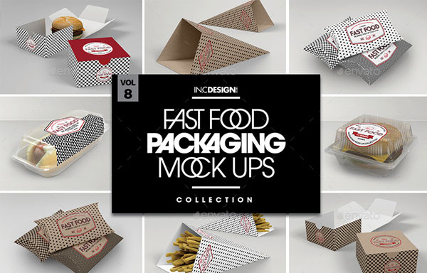 Fast Food Boxes MockUp Bundle