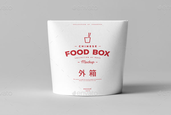 Food Box PSD Mock-up