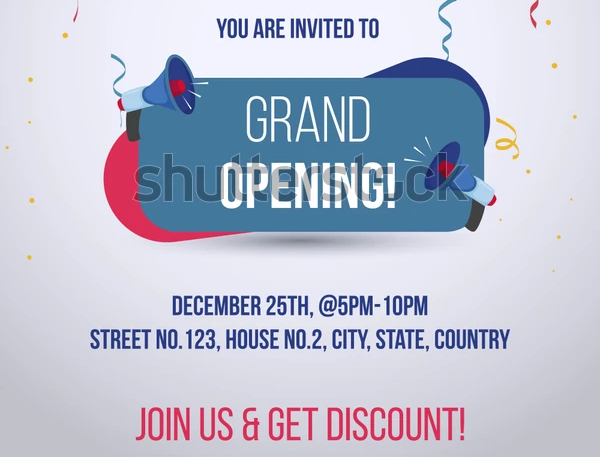 Grand Opening Post for Facebook and Instagram