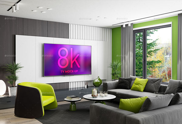  Luxury Interior Scenes TV Mock-Up