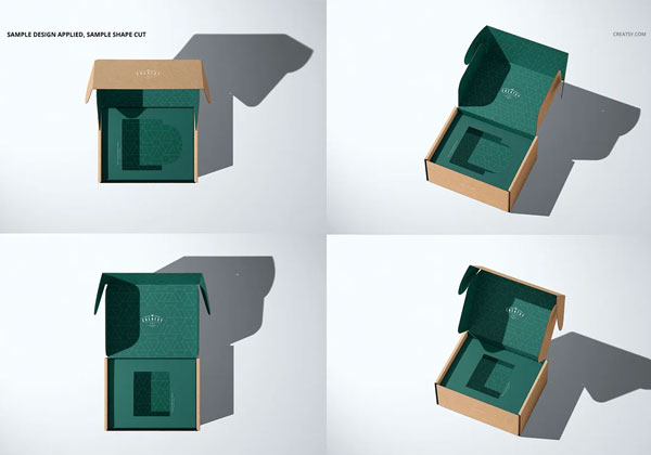 Mailing Box Mockup Set