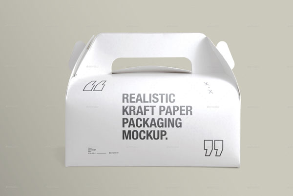 Photorealistic Cardboard Box Mockups