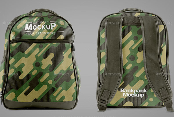 Photoshop Backpack Mockup