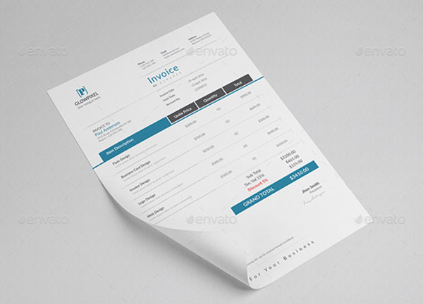 Plumbing Business Invoice Template