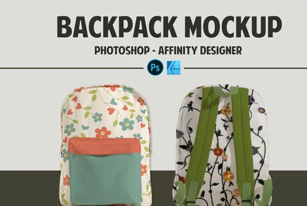 Professional Backpack Mockup