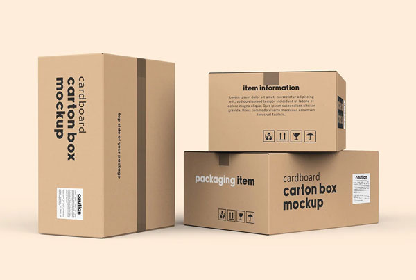 Rectangle Carton Box Mockup