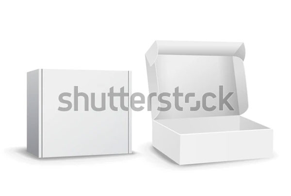 Set of Cardboard Boxes Mockups