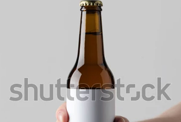 Simple Beer Bottle Mockup