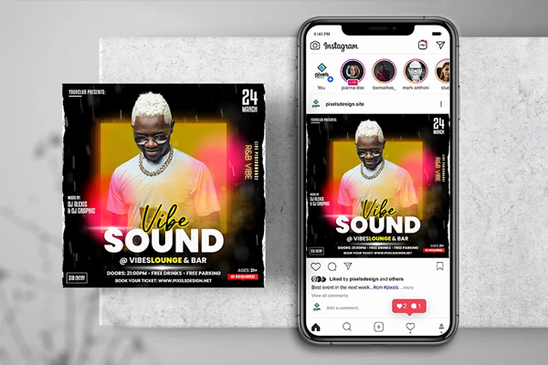 Sound DJ Instagram Banners