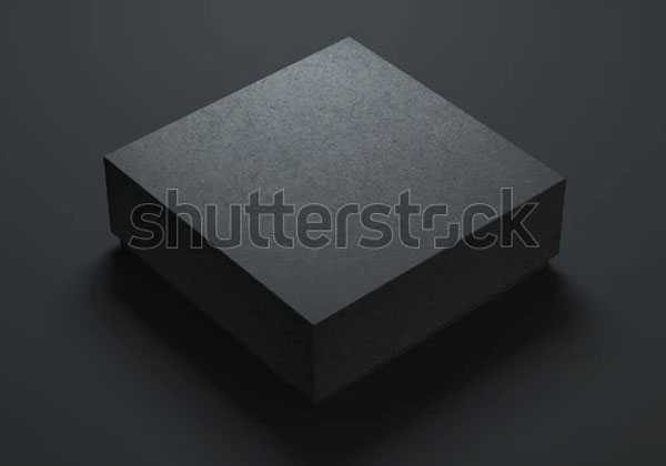 Square Black Box Mockups