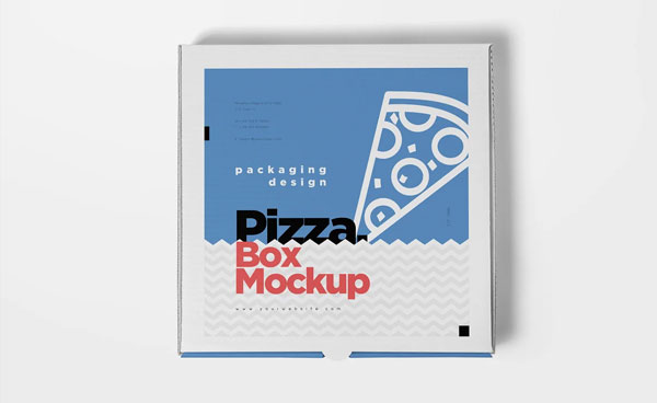 Takeaway Pizza Box Mockups