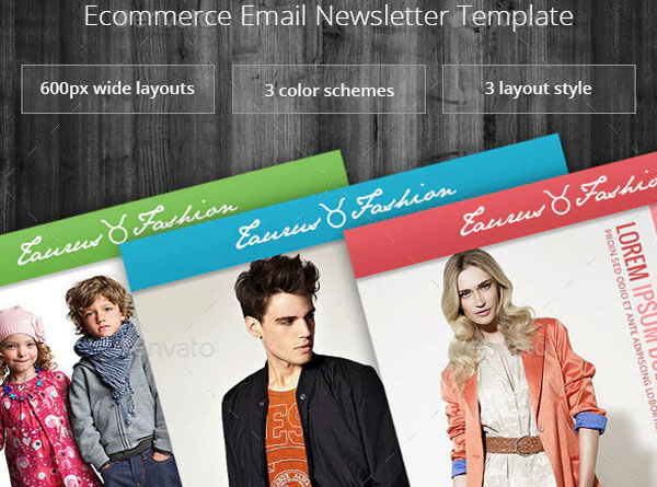 Taurus Fashion Ecommerce Email Newsletter Template