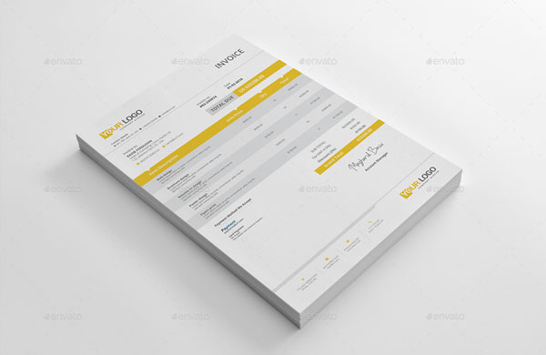 Tax Invoice A4 Template