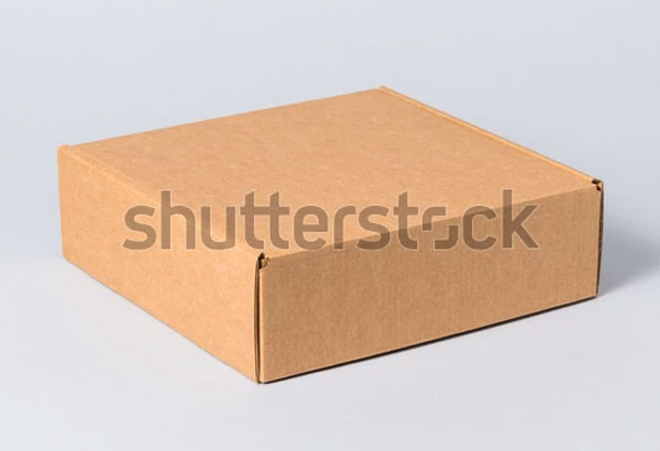 White Carton Food Box Mockup