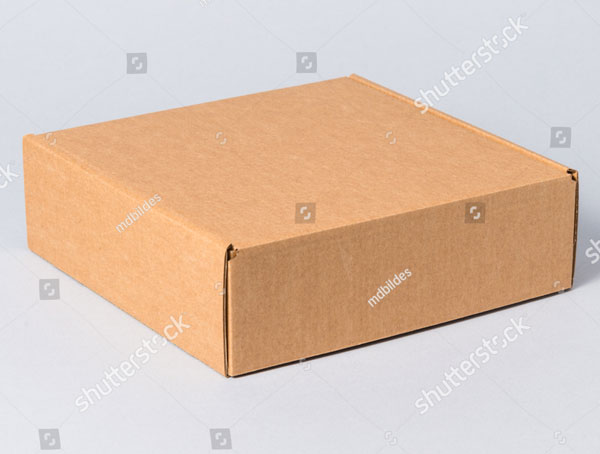 White Carton Gift Box Mockup