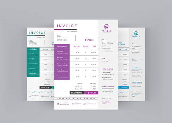 Accounting Service Invoice Bundle