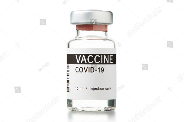 Blank Vaccine Vial Mockup