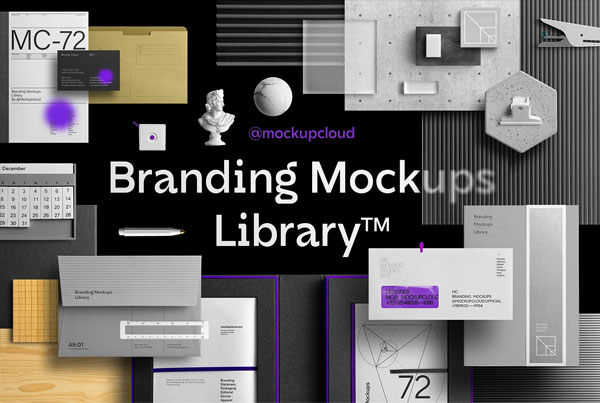 Branding Mockups Library