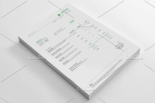 Business Clean Service Invoice Template