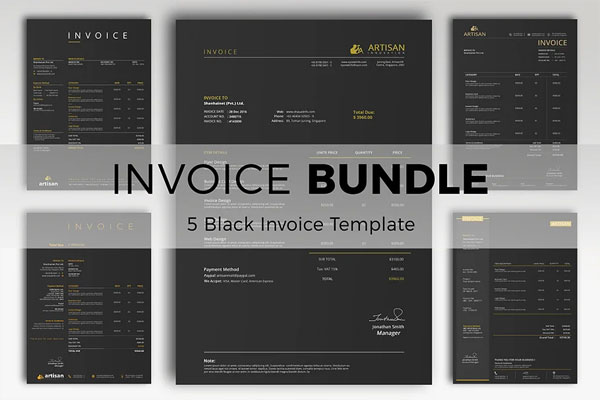 Business Service Invoice Bundle