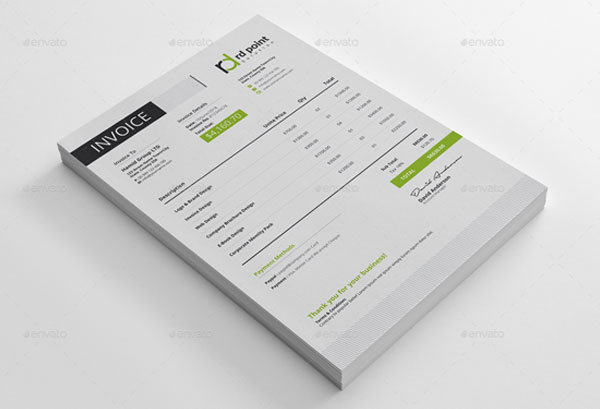 Commercial Clean Rental Invoice Template