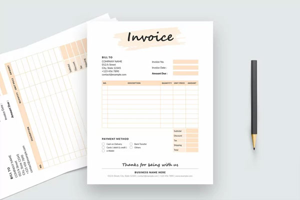 Commercial Export Invoice Template Form