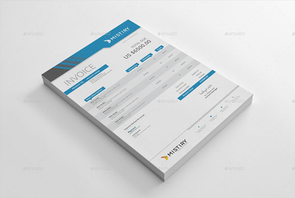 Commercial Export Invoice Word Template