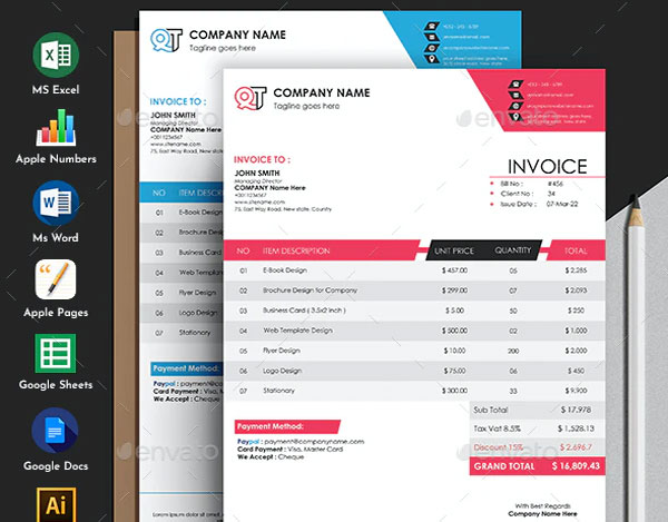 Commercial Lease Invoice AI Template