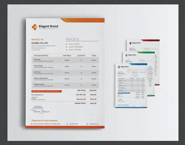 Commercial Sales Invoice Print Template
