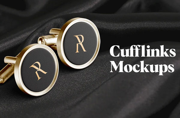 Cufflinks Mockups