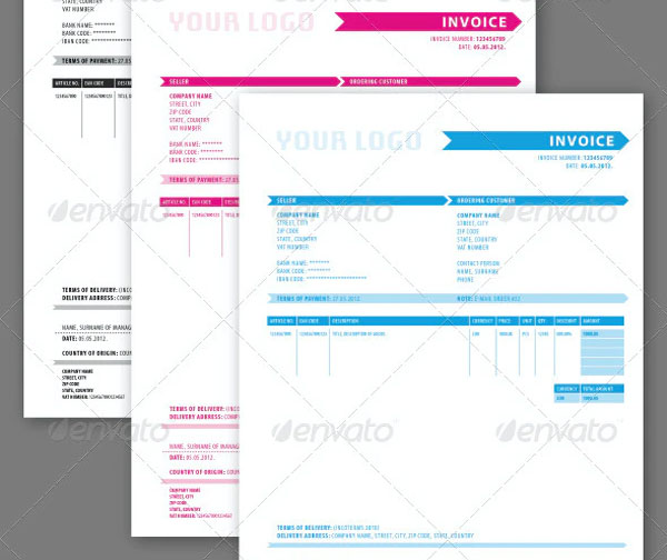 Delivery Legal Invoice Template