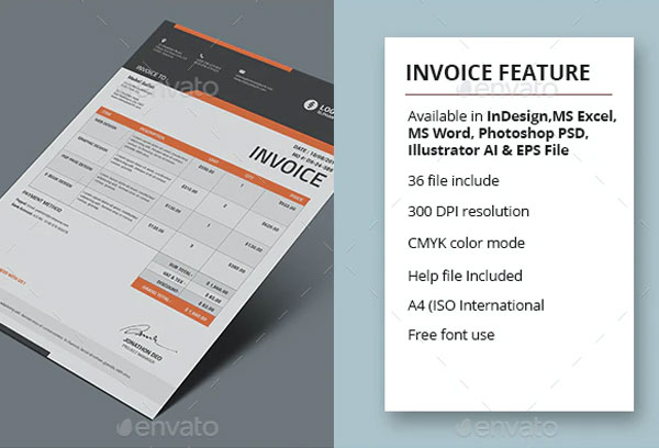 Download Service Invoice Template