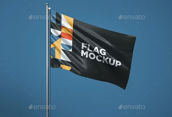 Flag Photoshop Mockup