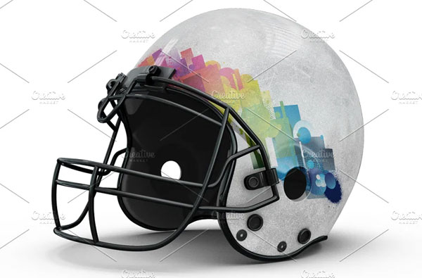 Football Helmet Mockup PSD Bundle
