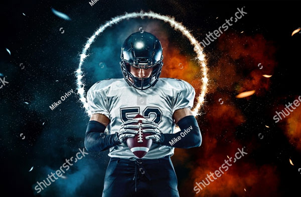 Football Player Background