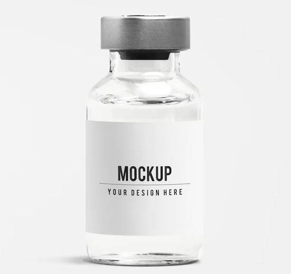 Free Medical Bottle Mockup
