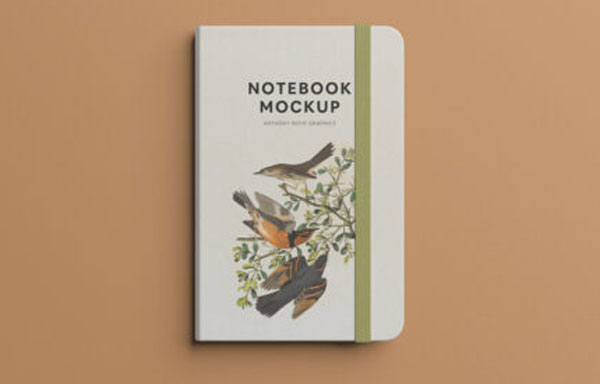 Free Small Note Book Mockup