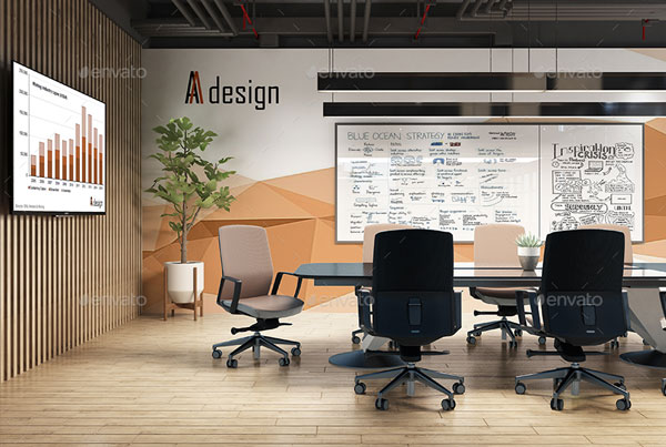 Office Mockups Photoshop Template