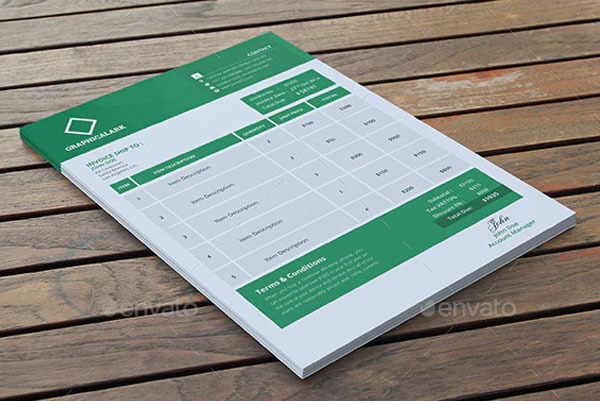 Rental Business Invoice Template