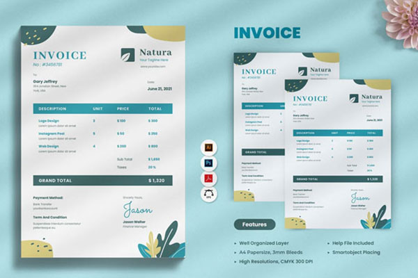 Rental Invoice Templates