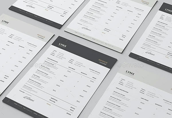 Sample Accounting Service Invoice Template