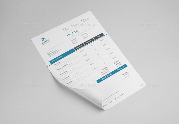 Sample Commercial Sales Invoice Template